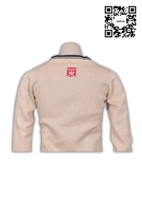 SU165 V領開胸校服冷外套 定製 團體繡花Logo冷外套 冷外套配搭 冷外套專門店 細節-2